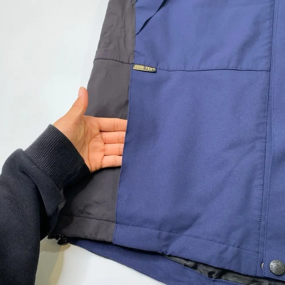 The North Face Jacket Men Medium Navy Black Summit Series GoreTex XCR Waterproof